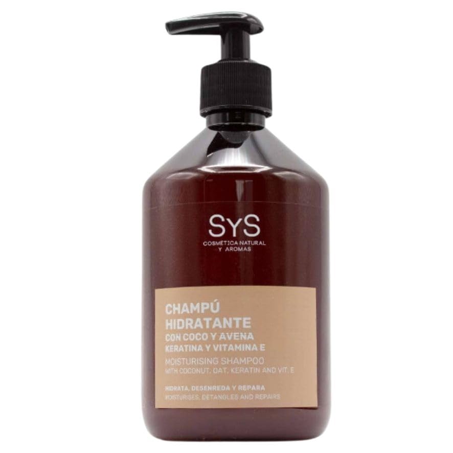 Champu Hidratante Coco Avena y Keratina 500ml SYS Cosmetica Natural