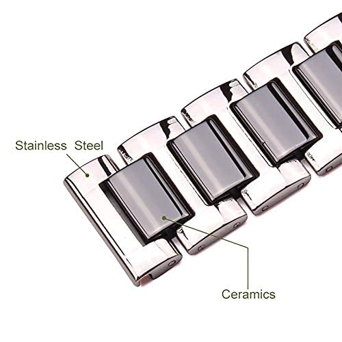 Bracelet en acier inoxydable et céramique de qualité supérieure - 7