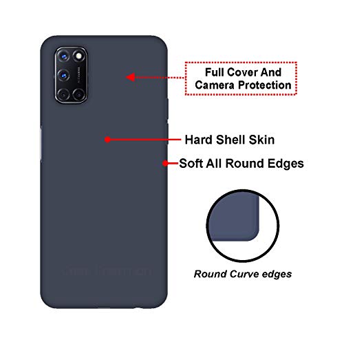 Image of Case Creation Back case for Oppo A92 (2020),Oppo A92 2020 (6.50-inch) Matte Finish Back case Cover Guard Color - Midnight Ocean