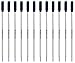 Cross Ballpoint Pen Refill 12-Pack Black Medium