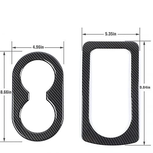 Accesorios interiores fibra carbono para Dodge Ram 1500 2010-2017 miniatura 2
