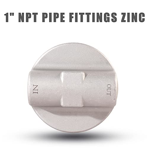 Aulday B10-Al 496 Fuel Tank Filter Assembly 30 Micron Flow Rate 25 Gpm 5 Gpm Up To 150 Psi Zinc Die-Cast 1" Npt Pipe Replacement For Gasoline And Diesel Water Separate Replaces Oe# B10-Al #TOP1