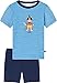Produktbild Schiesser Jungen Capt´n Sharky Schlafanzug kurz Pyjamaset, blau, 92