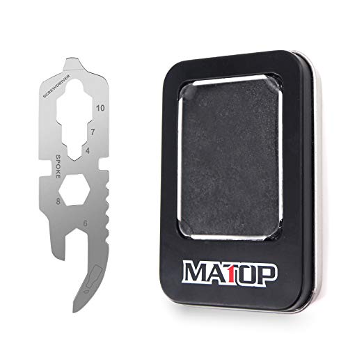 11-In-1 Pocket Tool Keychain Multitools - Mini Stainless Steel Multi Tools Bottle Opener Box Opener Screwdriver Wrench Bicycle Spoke Tool For Outdoor Survival Use Ideal Gift For Men #TOP2