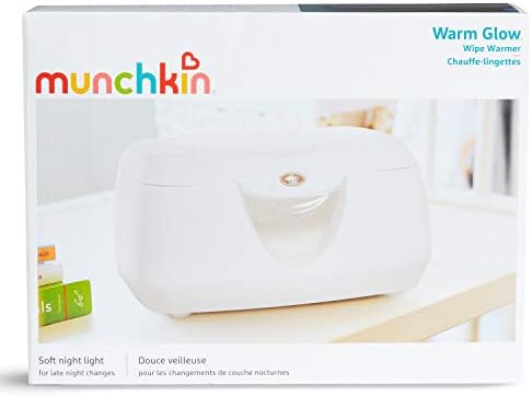Munchkin Warm Glow Baby Wipe Warmer with Nightlight, White — view 5