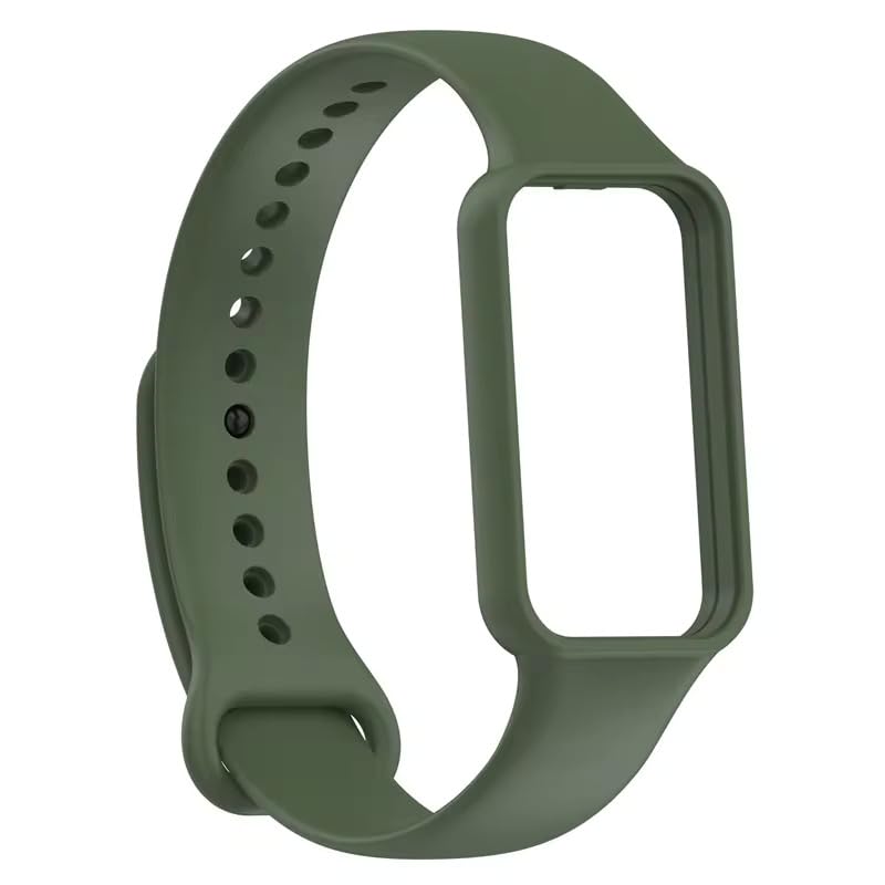 Valente Soft silicone watch bands Compatible with Amazfit Band 7 (Dark Green) (B0D5YK5N5W) Amazon Price History, Amazon Price Tracker