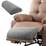 YANGUN Recliner Leg Rest Cushion, 58x25x10cm Sofa Footrest Pillow with Adjustable Strap for Leg, Ankle, Neck & Back Support, Half Moon Foot Pillow for Sofa, Bed or Chair (Brown)