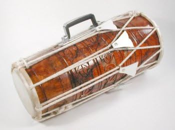 Casapercussion Rosewood Dholak with Tuning Ropes
