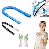 2026 New Dryer Vent Cleaner Kit Vacuum Attachment, Flexible Universal Dryer Lint Attachment with Long Flexible Hose & Brush, Effectively Lint Removal, for All Vacuum Cleaners (1pc)