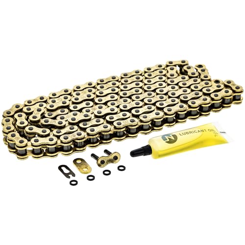 NICHE Gold 420 X-Ring Chain 126 Links with Connecting Master Link