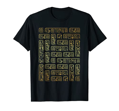 Camiseta con jeroglíficos egipcios - Antiguo Egipto Camiseta