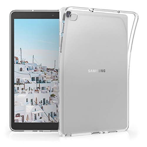 kwmobile Funda Compatible con Samsung Galaxy Tab A 8.0 S-Pen (2019) - Carcasa para Tablet de Silicona TPU - Cover en Transparente