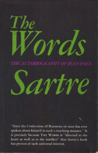 The Words - The Autobiography of JEan Paul Sartre [French] B0016YAPU4 Book Cover
