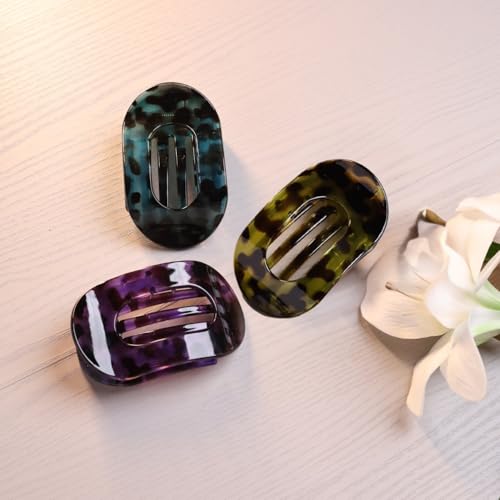 Image of 6 Pcs Korean Fashion Matte Hair Claw Clip for Thick & Thin Hair Strong Hold Large Hair Clutcher, Non-Slip Tortoise Shell Hair Accessories for Women & Girls, Stylish Hair Clips