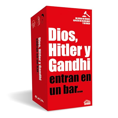 Dios, Hitler y Gandhi entran en un Bar…– Juego de Mesa Adulto...
