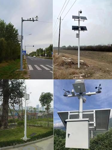 Support caméra de sécurité autoportant avec fixation stable au sol - 8