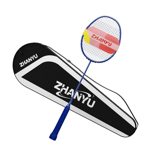 Image of Badminton Racket,Badminton Rackets,Both Offensive and Defensive,Lightweight 75g All Carbon Fiber One-Piece Molded Professional Durable Single Racket,Including 1 Ball Bag