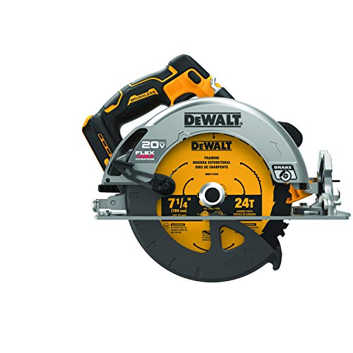 DEWALT FLEXVOLT ADVANTAGE 20V MAX Circular Saw, 7-1/4-Inch, Cordless, Tool Only (DCS573B)