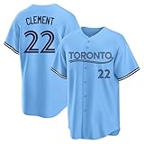 Custom Mens/Women/Youth Toronto Blue Ernie Clement Baseball Stitched T-Shirt for Sports Fan