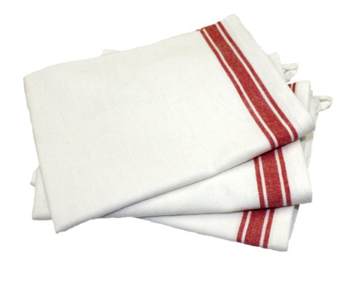 Comparison: Best Kitchen Towels For Embroidery 9 Aunt Martha's 18-Inch by 28-Inch Package of 3 Vintage Dish Towels,Cotton, Red Striped