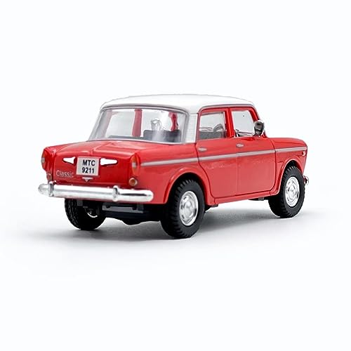 Image of Amisha Gift Gallery Car Toy for Kids Queens 70 Toy Model Fiat Openable Doors & Pull Back Action (Red)