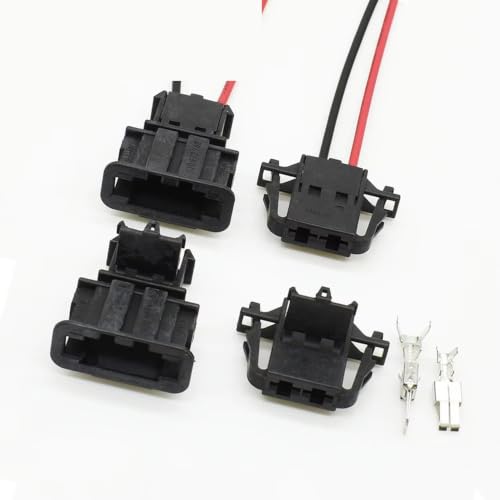 Enchufe sensor coche de 2 pines para cable de aire acondicionado VW 1J0972762 macho 2