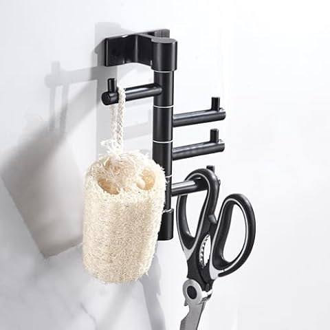 KWQKEM 4-Hook Swivel Coat Rack Cover