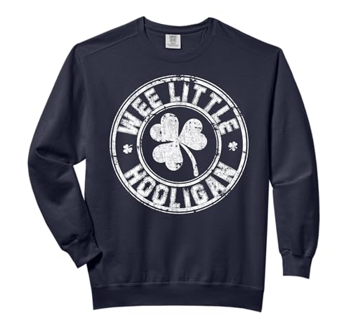 Wee Little Hooligan Shirt Great Saint Patrick Day Gift Tee Comfort Colors Adult Sweatshirt