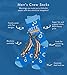 Little Blue House by Hatley Men's Crew Socks, Size Matters, One Size