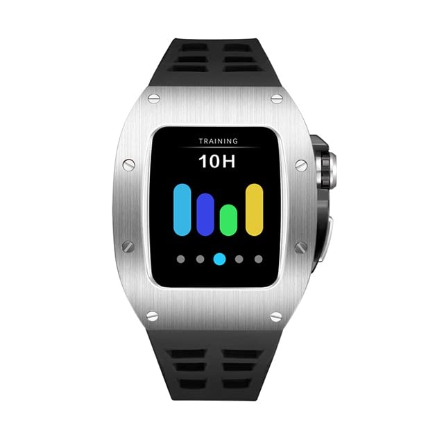 Kit de modification Apple Watch en acier inoxydable | Boîtier de luxe 45mm