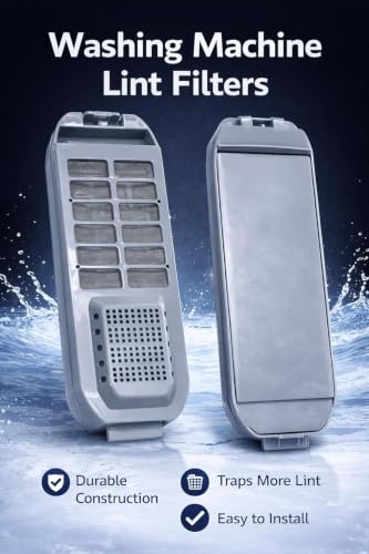 Image of Sanavya Washing Machine Magic Filter | Lint Filter /Dust Filter /Waste Collector /Drain Jali for Semi & Fully Automatic Washing Machines (Compatible for llyod. Height 21 Cm)