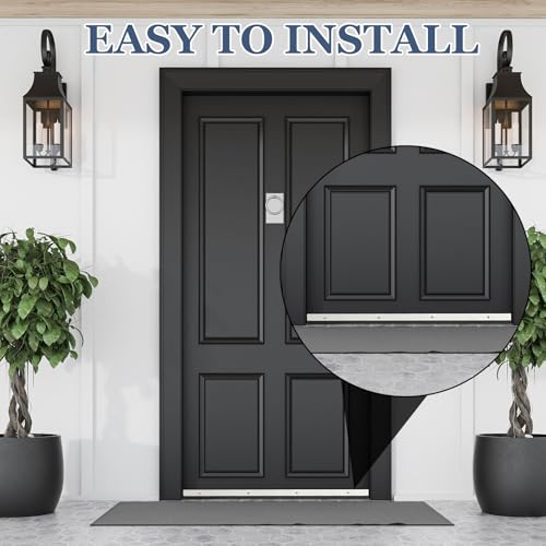 FoldTier Door Sweep for Bottom of Door, 1-3/4 x 36 Inch, Silver, 2 Pcs by FoldTier - Image 5