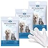 Extra thick pet bathing wipes for dogs catscleaning deodorizing grooming glovesnourish fur glove wipes for daily care and travelingrinse freeunscented3 pack18 pcs  urban country home decor