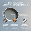 Our Place Titanium Always Pan Pro - 10.6” (2.8 Qt) No-Coating Nonstick Skillet | Tri-Ply Titanium & Stainless Steel | Safe for Oven, Induction & All Cooktops up to 750°F | Includes Spatula | Gold #3