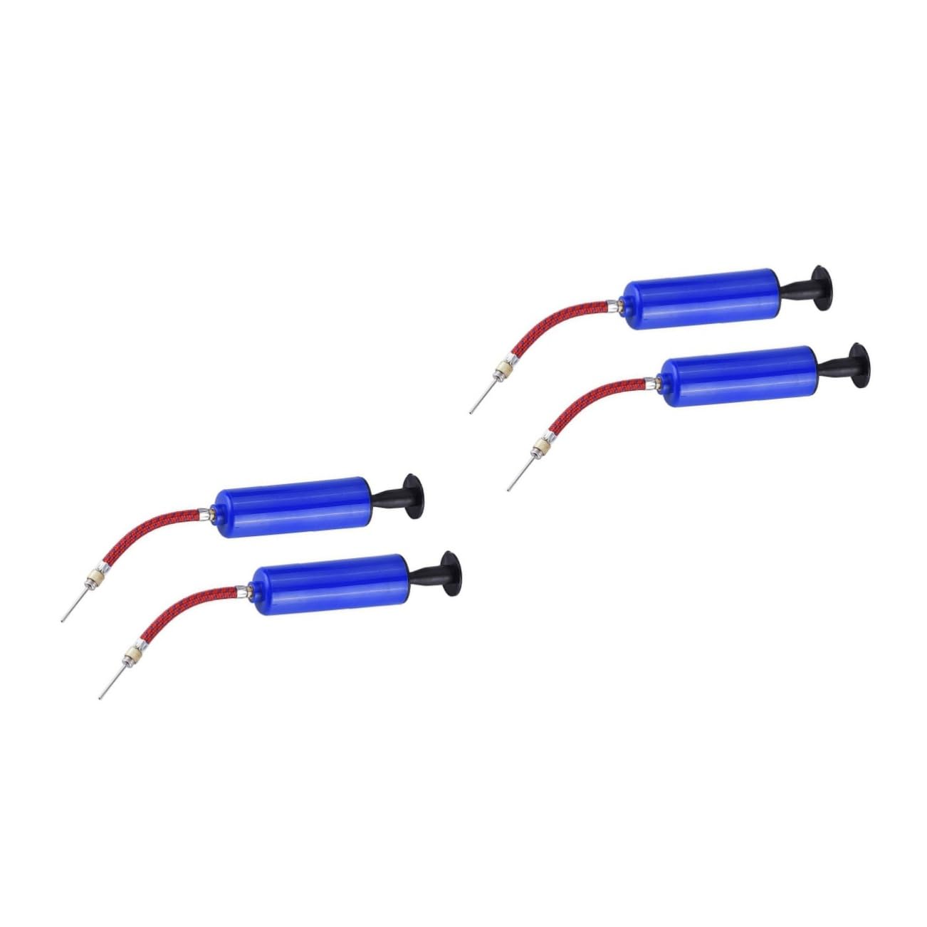 Mipcase 4 Sets Portable Basketball Inflator Pump Inflatable Air Pump for Sports Balls