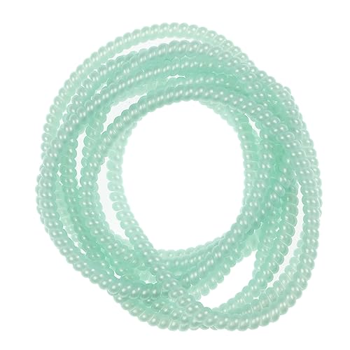 Spelt Kablo Kordon Koruyucu Spiral Sarma Kılıf Koruma Akuamarin Pearl