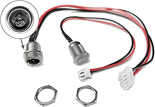 GYL JUNHAO Hoverboard Charger Port for Electric Smart Self-Balancing Scooter,3 Prong 4 Wires