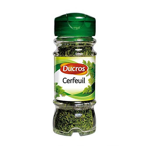 Cerfeuil entier 7g DUC lot de 4 herbes séchées en pot pour condiments