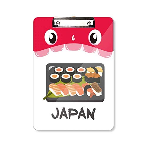 Boîte à sushis en bois laqué et son porte-documents premium A4