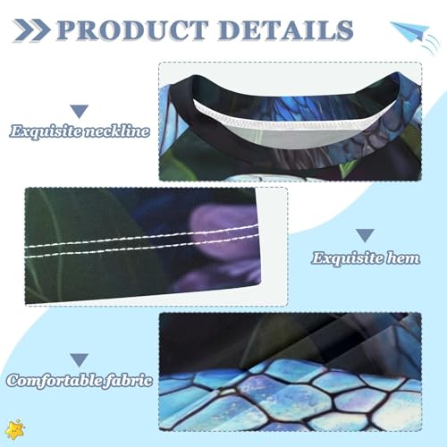 Kids Swimsuit Blue Snake Glasses Cartoon Sunscreen T-Shirts Swimwear Sets UPF 50+3