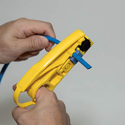 Dual Cartridge Radial Stripper Klein Tools Vdv100-801-Sen , Yellow #TOP7