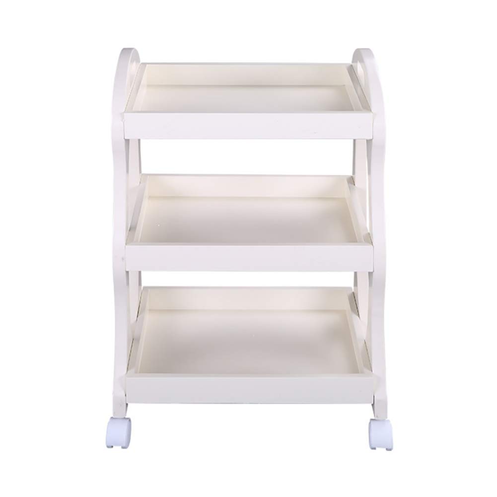 Buy Utility Carts Solid Wood Beauty Salon Massage Tool Trolley Medical