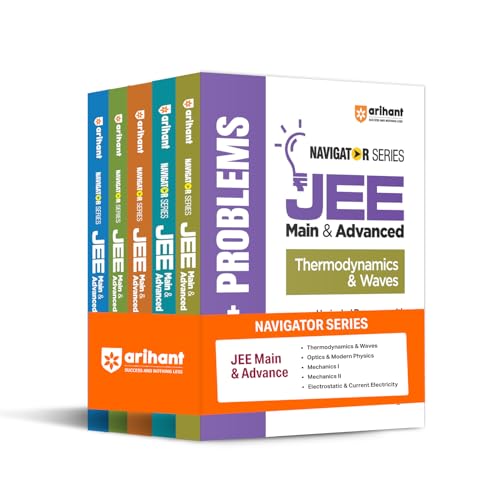 Image of Arihant Navigator Series Complete Physics Combo for JEE Main & Advanced 2026-2027 | Mechanics I & II, Optics, Thermodynamics, Waves & Electricity | 12,000+ Problems | 3-Level Exercises with PYQs