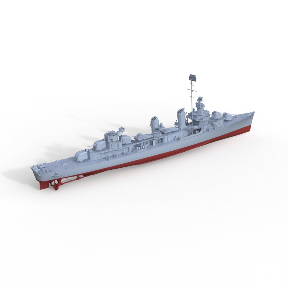 MRY-SFW SSC350533S-A 1/350 zestaw do budowy modelu wojskowego USN Fletcher (DD-445) 1942 Pełny kadłub segmentowy
