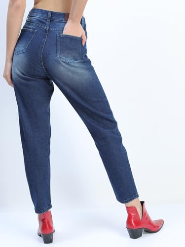 Image of Tokyo Talkies Women's Mom Fit Regular Mid-Rise Jeans Pant