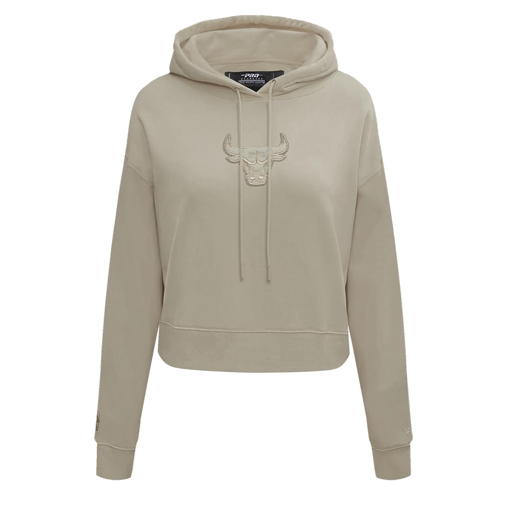 Sudadera corta Pro Standard con acabados premium en gris pardo 7