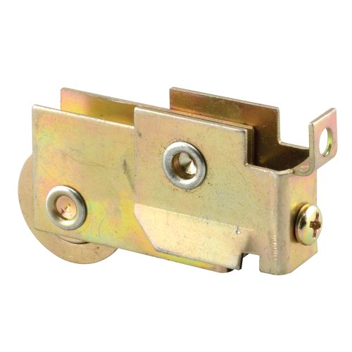 Rodillo para puerta de espejo Prime-Line N 6574, rodillo acanalado de acero con rodamiento de bolas de 1-1/8 pulgadas (paquete individual) miniatura 1