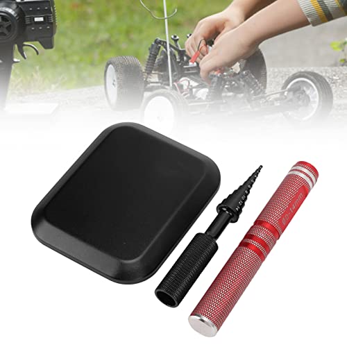 TEUOPIOE RC Car Punch, Leve Perfurador Portátil Chave Cruz Corpo Escareador Conjunto RC Reparo Ferra