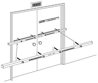 Exit Security Hook-On 72 Outswinging Door Bar