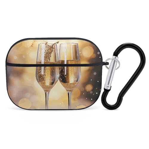 Airpod Pro ��2����/��1����p �V�����p���P�[�X�J�o�[�ϏՌ��ی�P�[�X �L�[�`�F�[�������O�t�� ���h�~ �n�[�h PC �t���h���b�v�w�b�h�z���P�[�X �j�����p �u���b�N
